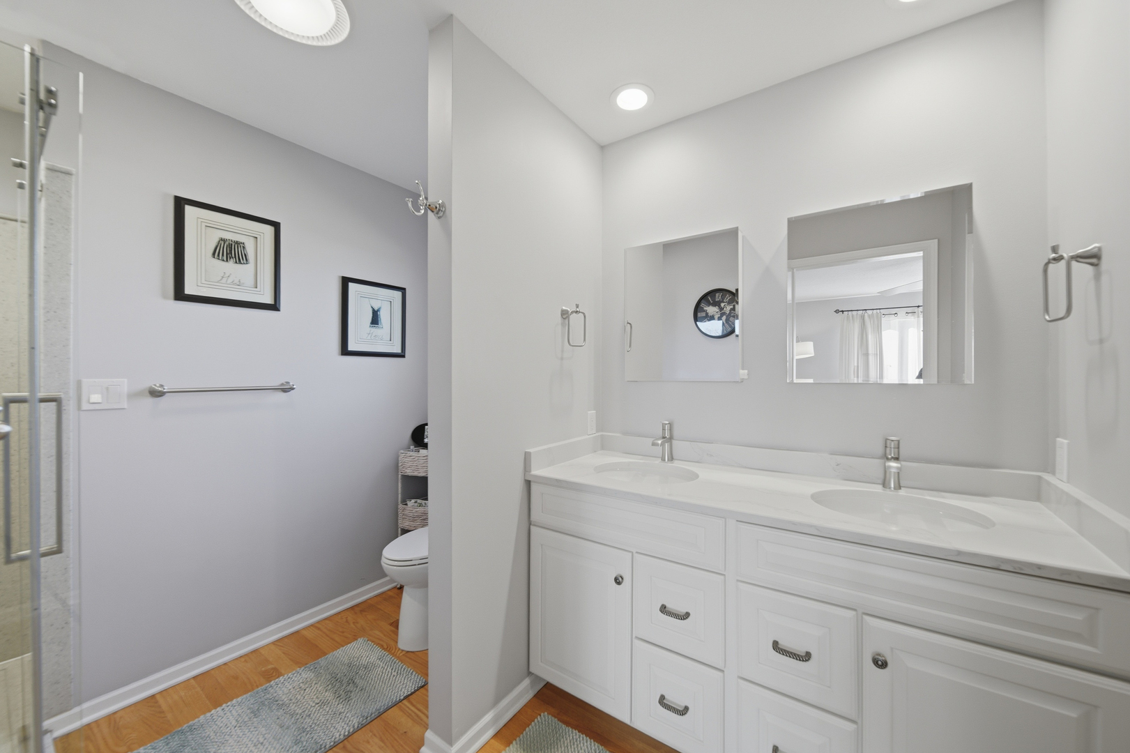 1101 Northridge Dixon, IL 61021 - Photo 19 of 45 a bathroom with a sink a toilet and a mirror
