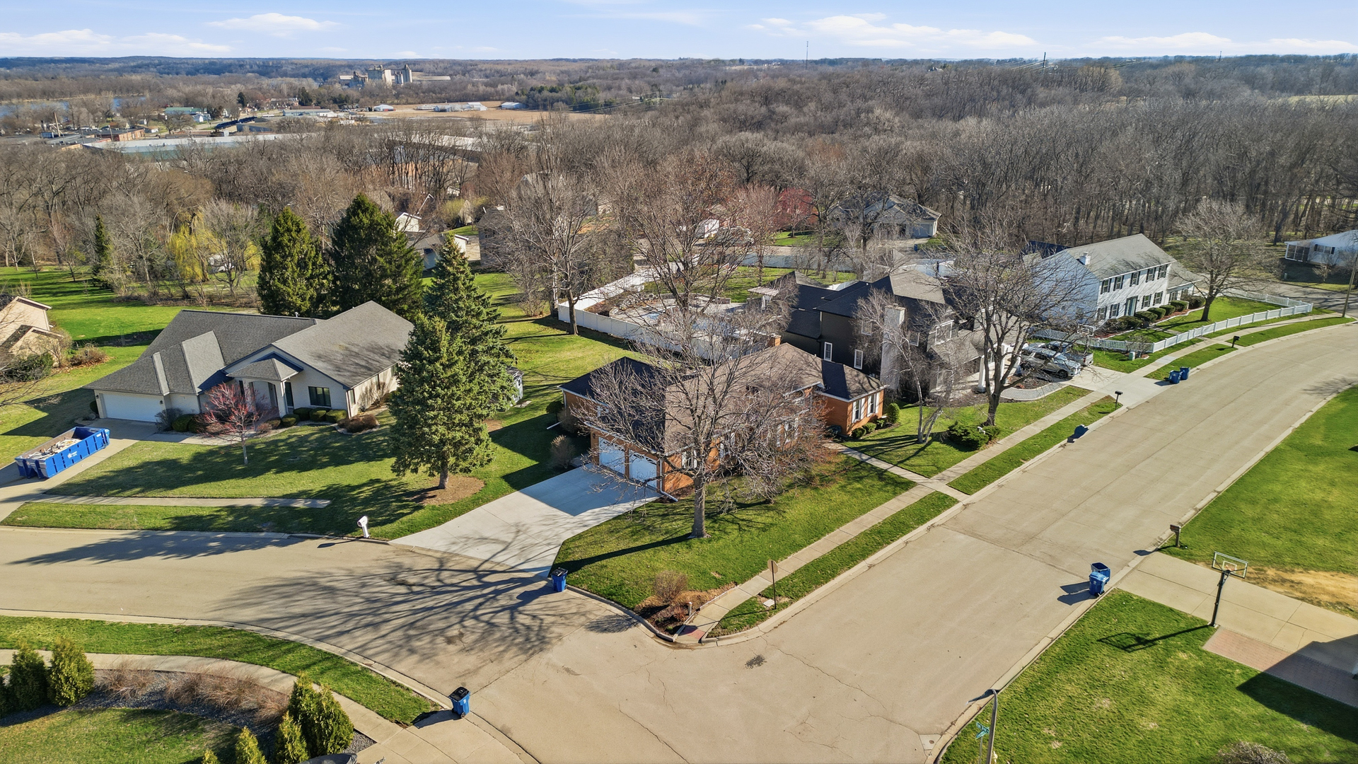 1101 Northridge Dixon, IL 61021 - Photo 36 of 45 aerial view of a house with a lake view
