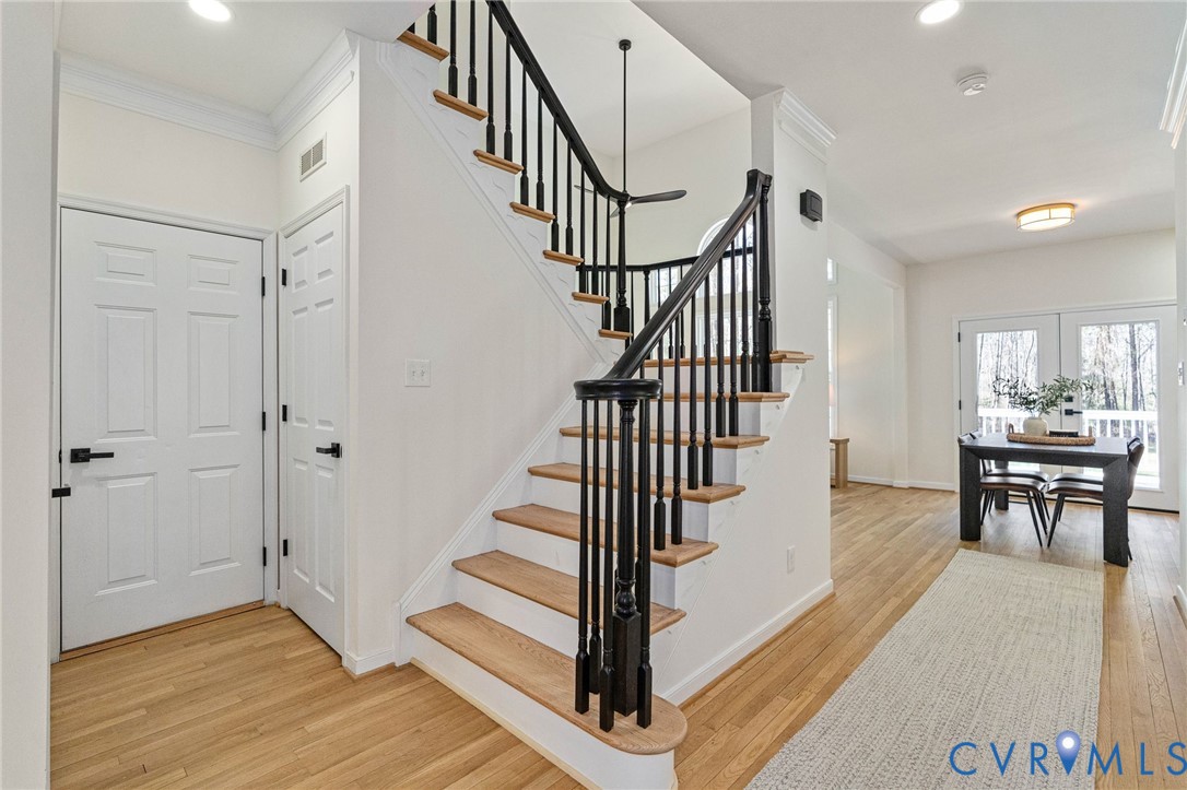 14200 Princess Mary Road Chesterfield, VA 23838 - Photo 14 of 83 a view of entryway and hall with wooden floor