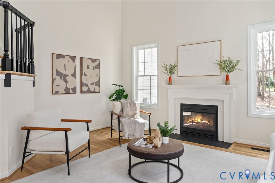 14200 Princess Mary Road Chesterfield, VA 23838 - Photo 37 of 83 a living room with furniture and a fireplace