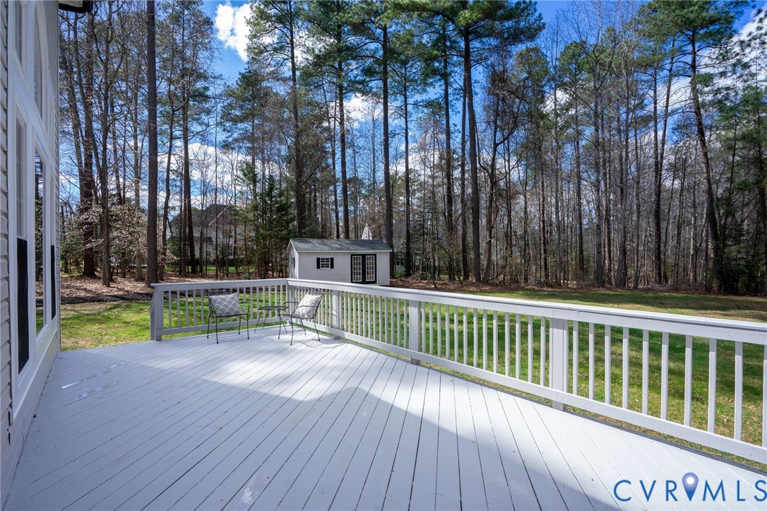 14200 Princess Mary Road Chesterfield, VA 23838 - Photo 53 of 83 a view of balcony with wooden floor and fence