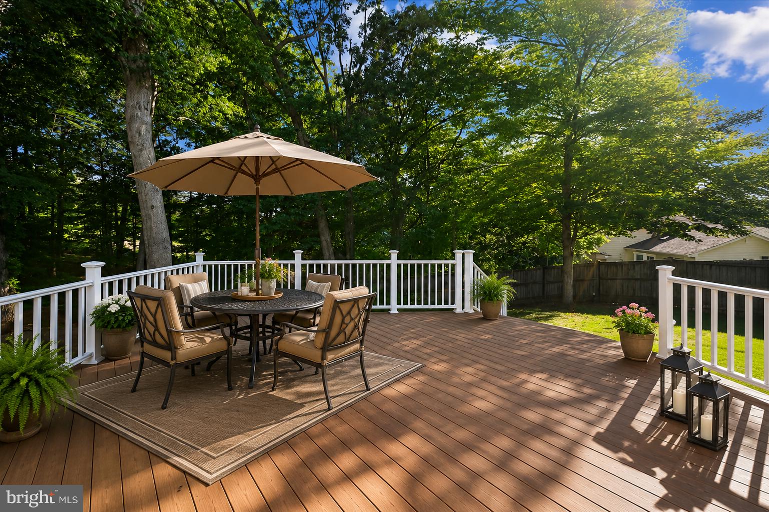 8002 Log Cabin Court Springfield, VA 22153 - Photo 15 of 63 Deck -Virtually Staged