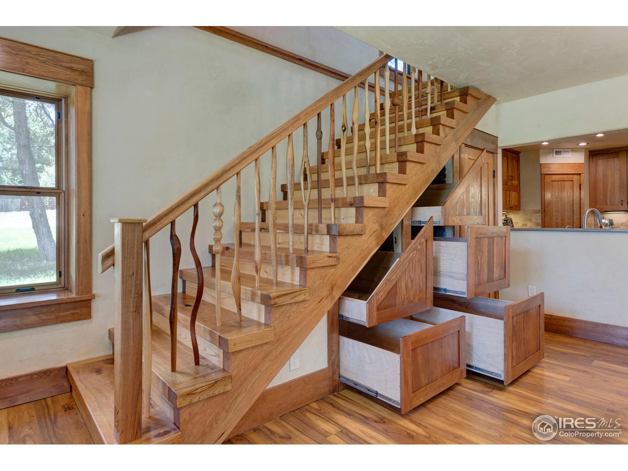 2304 West Prospect Road Fort Collins, CO 80526 - Photo 13 of 39 Custom banister rails and extra storage