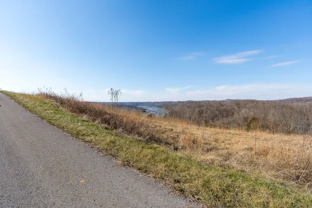 a view of ocean and mountains