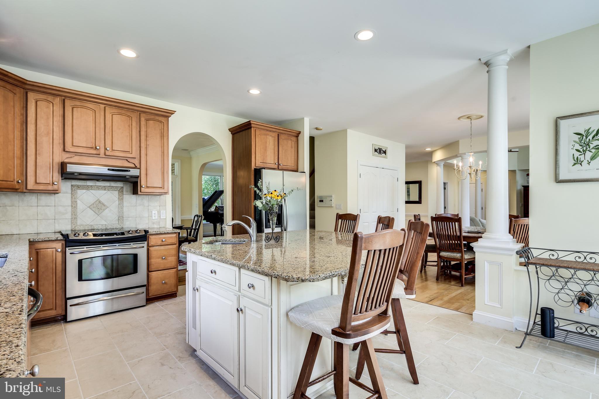 231 Rugby Road Arnold, MD 21012 - Photo 8 of 42 Open Gourmet Kitchen with island