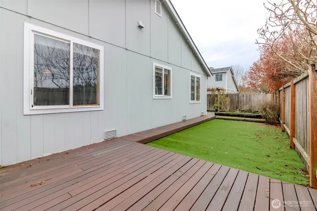 a view of outdoor space with a garden