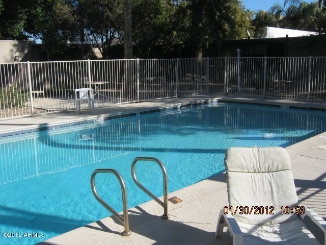 1101 East Bethany Home Road, Unit 4 Phoenix, AZ 85014 - Photo 11 of 15 pool out front