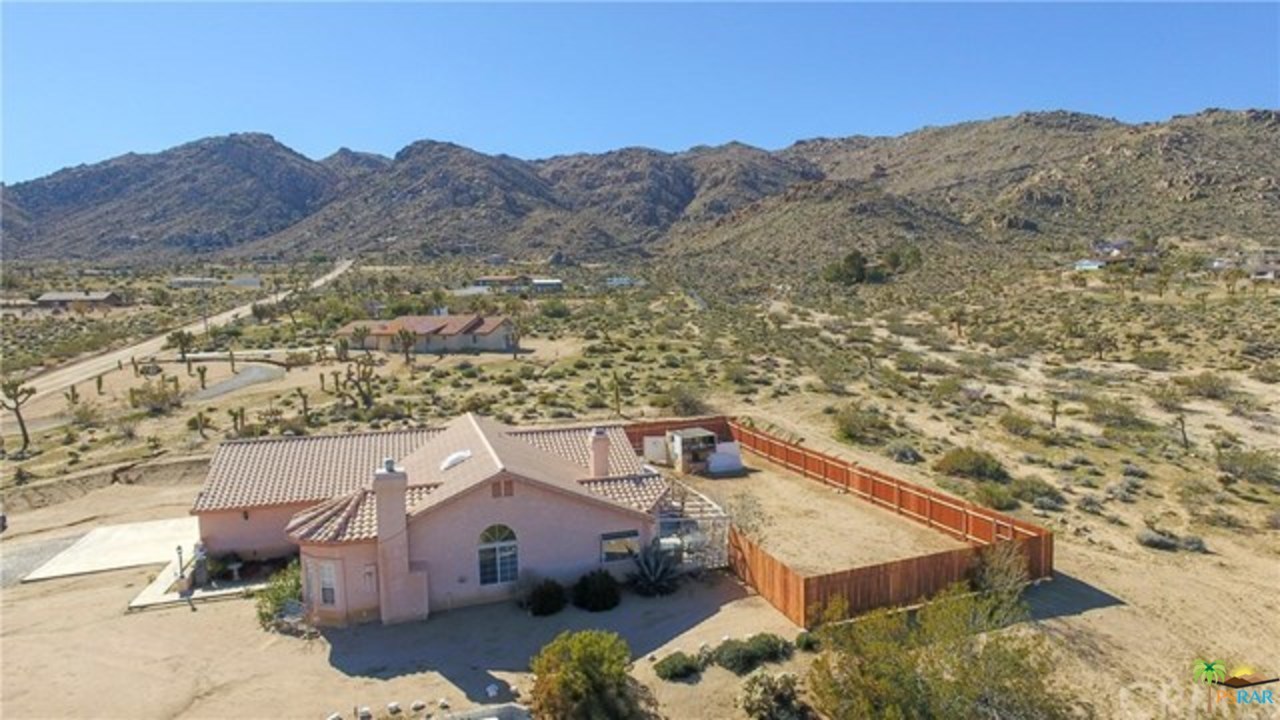 7750 Wesley Road Joshua Tree, CA 92252 - Photo 1 of 22 Aerial of views