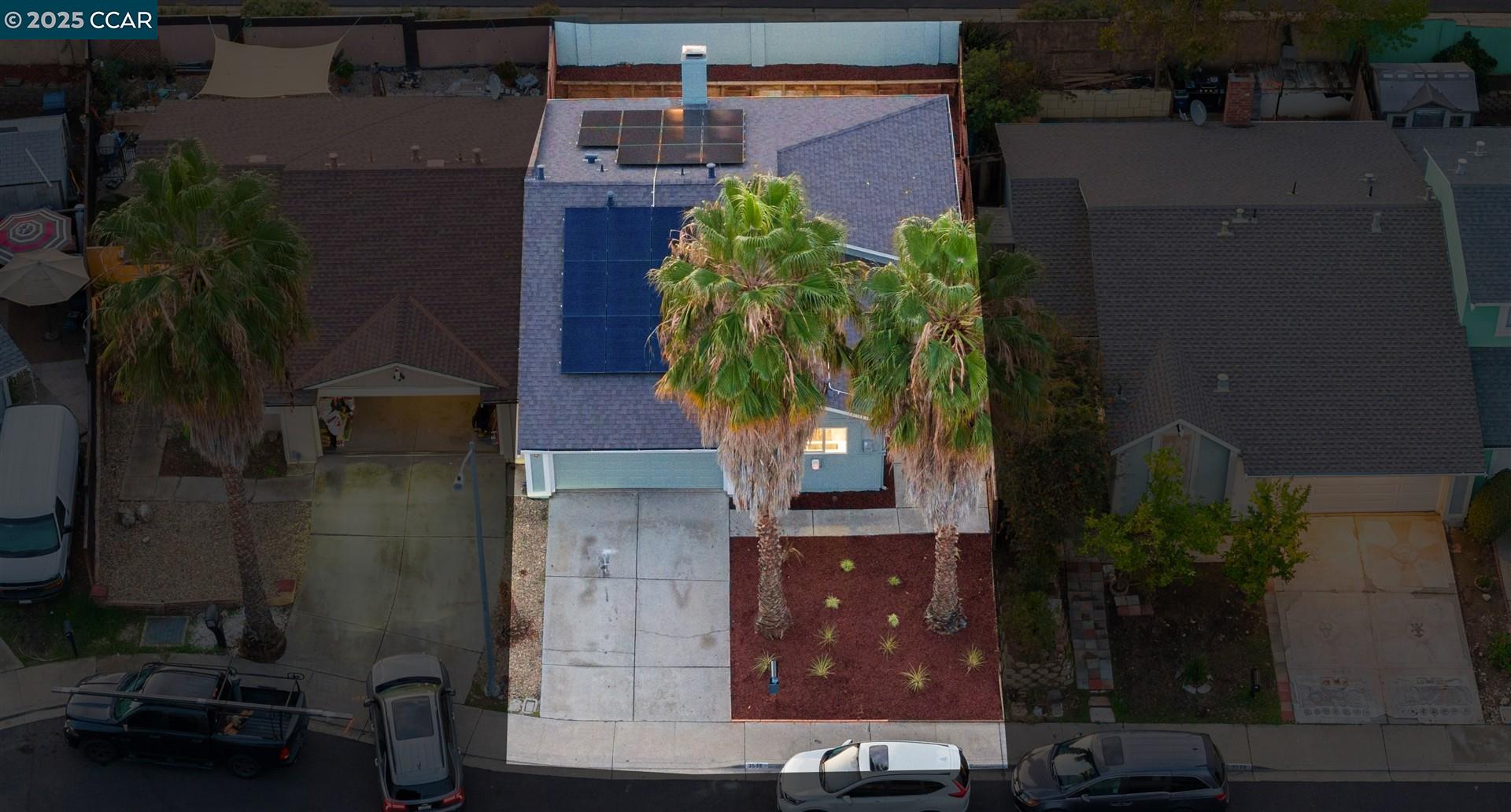 3575 Desanie Circle Bay Point, CA 94565 - Photo 34 of 37 an aerial view of a house with a yard