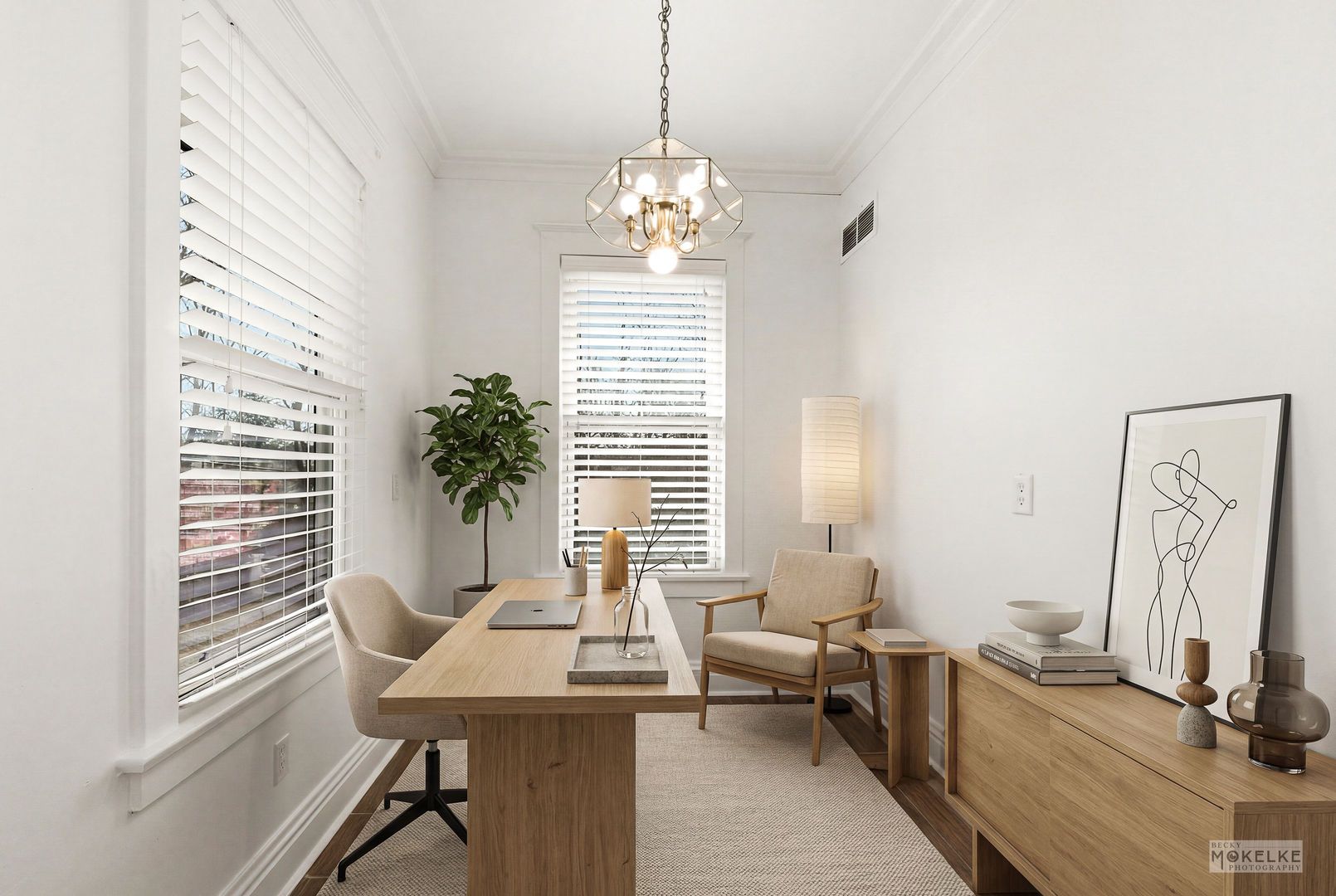 363 Franklin Boulevard Elgin, IL 60120 - Photo 9 of 32 a view of a workspace with furniture and a window