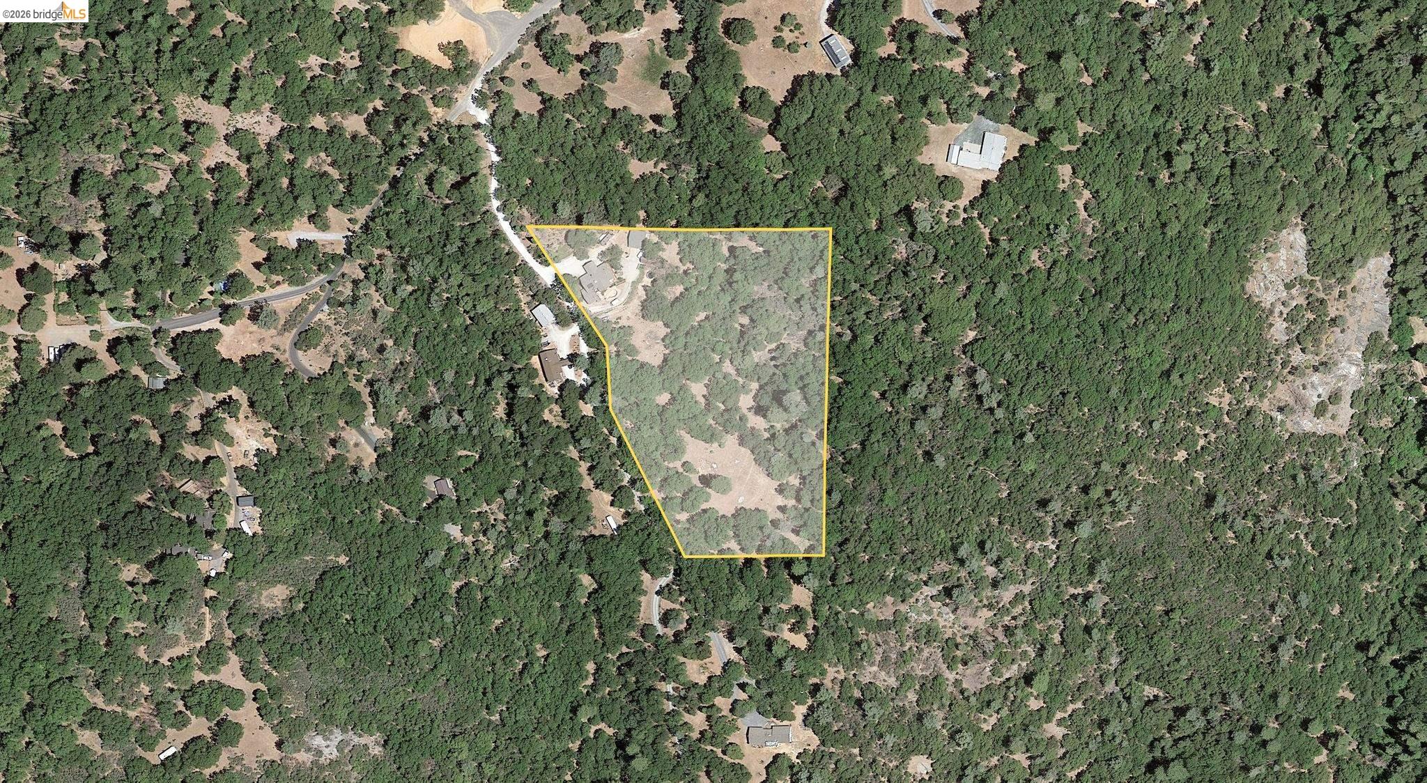 22963 Robertson Ranch Road Sonora, CA 95370 - Photo 88 of 90 Aerial Plot Plan. Illustrating the boundaries of the property
