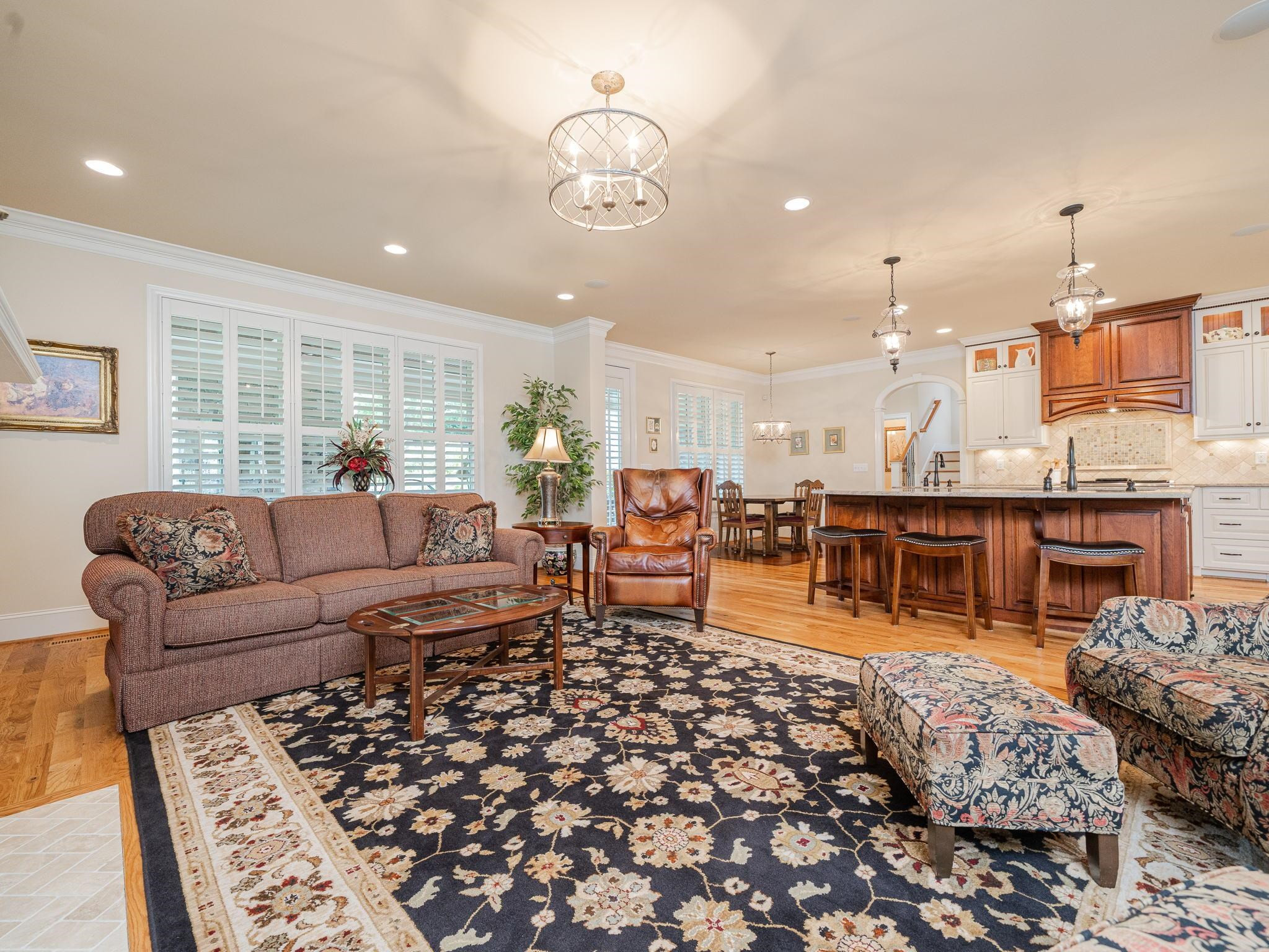 842 Cranbrook Road Raleigh, NC 27609 - Photo 8 of 39 Open design great for having guest and entertaining. Family Room