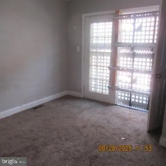 a view of front door