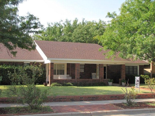 a house that has a tree in it