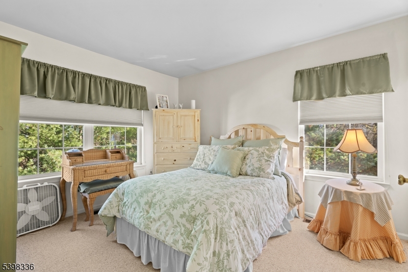 14 Minuteman Court Bernards, NJ 07920 - Photo 22 of 34 a bedroom with a bed and a large window with outer view