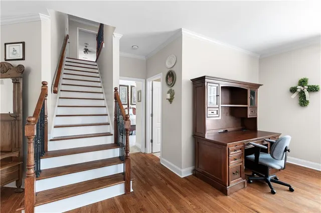 a view of entryway and hall