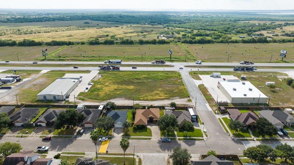 314 Hancock Odem, TX 78370 - Photo 37 of 40 an aerial view of a city with a lake view