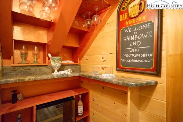 a view of lake with mountain