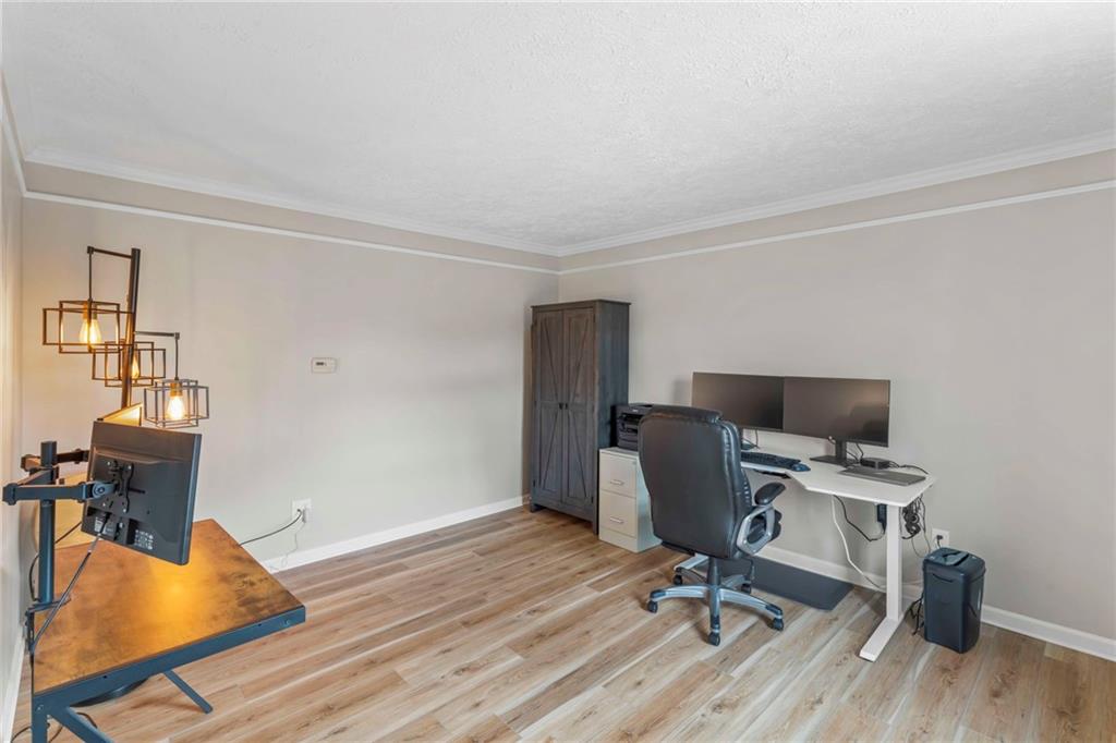 553 Hoover Drive Apollo, PA 15613 - Photo 14 of 35 a view of a workspace with furniture and wooden floor
