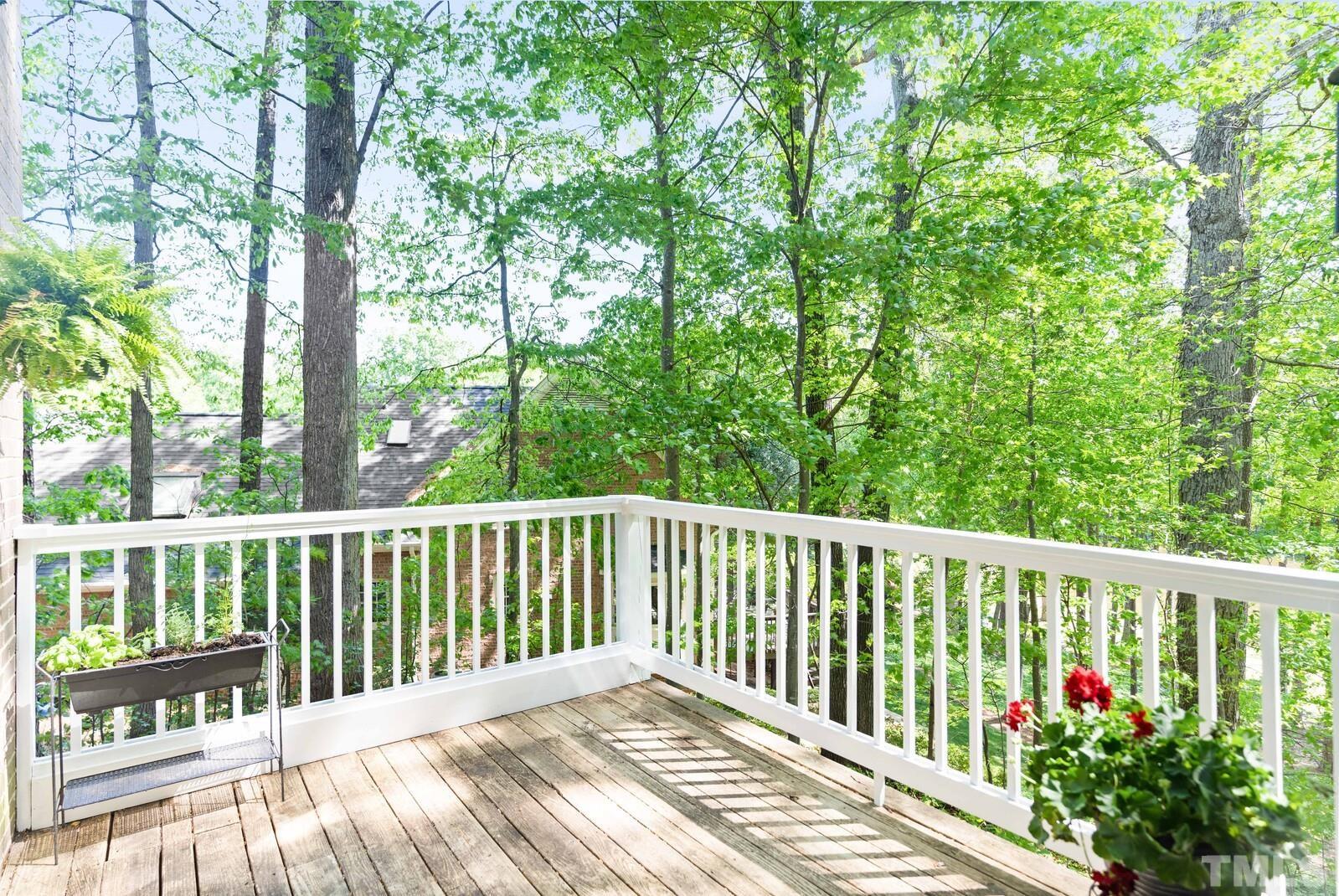 7500 Cadbury Court, Unit 101 Raleigh, NC 27615 - Photo 29 of 41 a view of a wooden roof deck