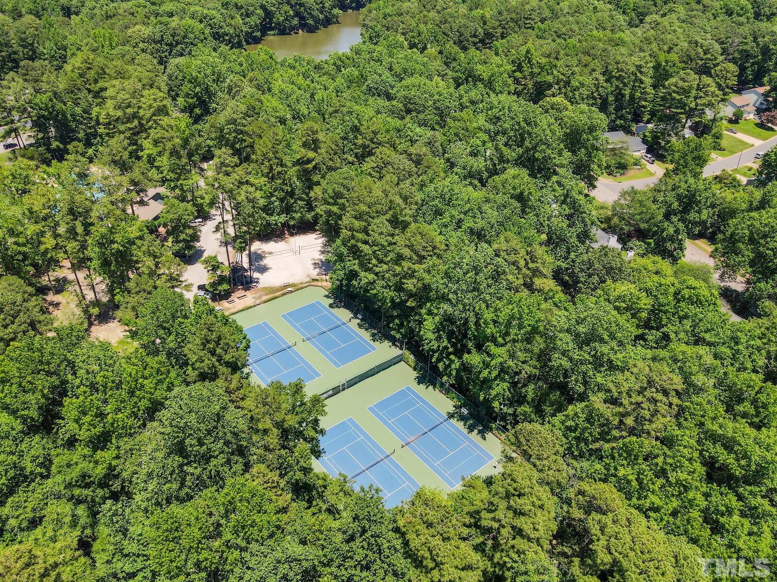 7500 Cadbury Court, Unit 101 Raleigh, NC 27615 - Photo 36 of 41 an aerial view of a house with a yard