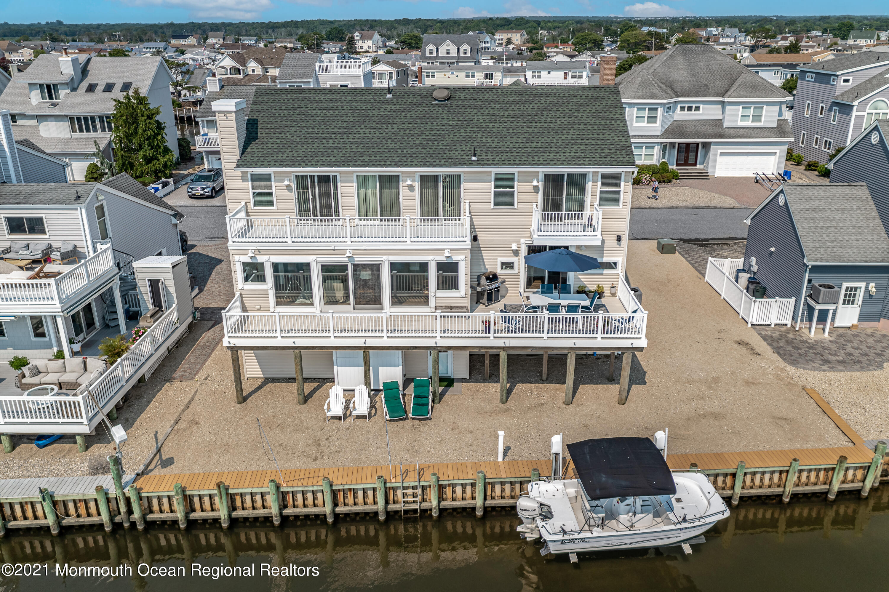 117 Clifton Road Barnegat, NJ 08005 - Photo 1 of 44 an aerial view of a house with swimming pool