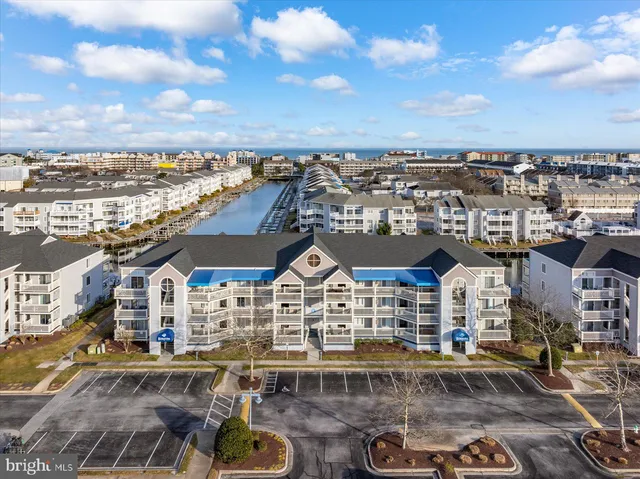 a front view of a building with street view