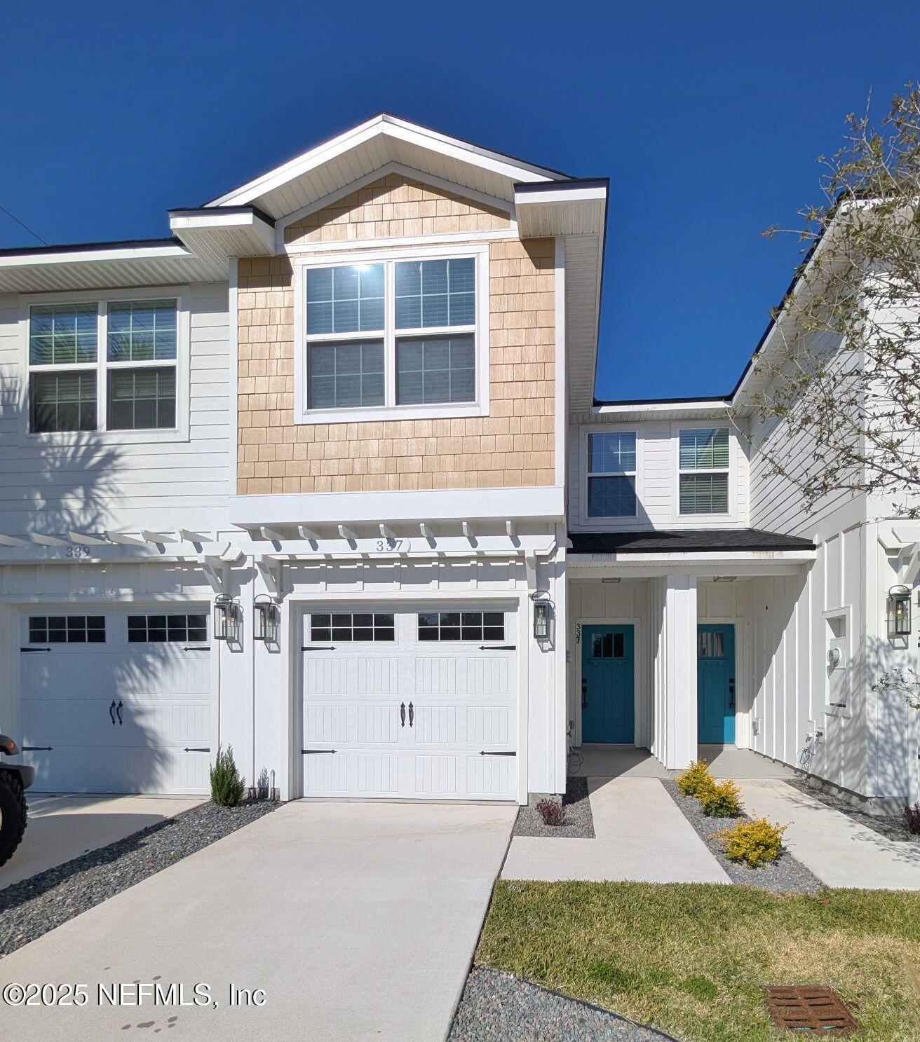 337 5th Avenue South Jacksonville Beach, FL 32250 - Photo 1 of 15 a front view of a house with a yard