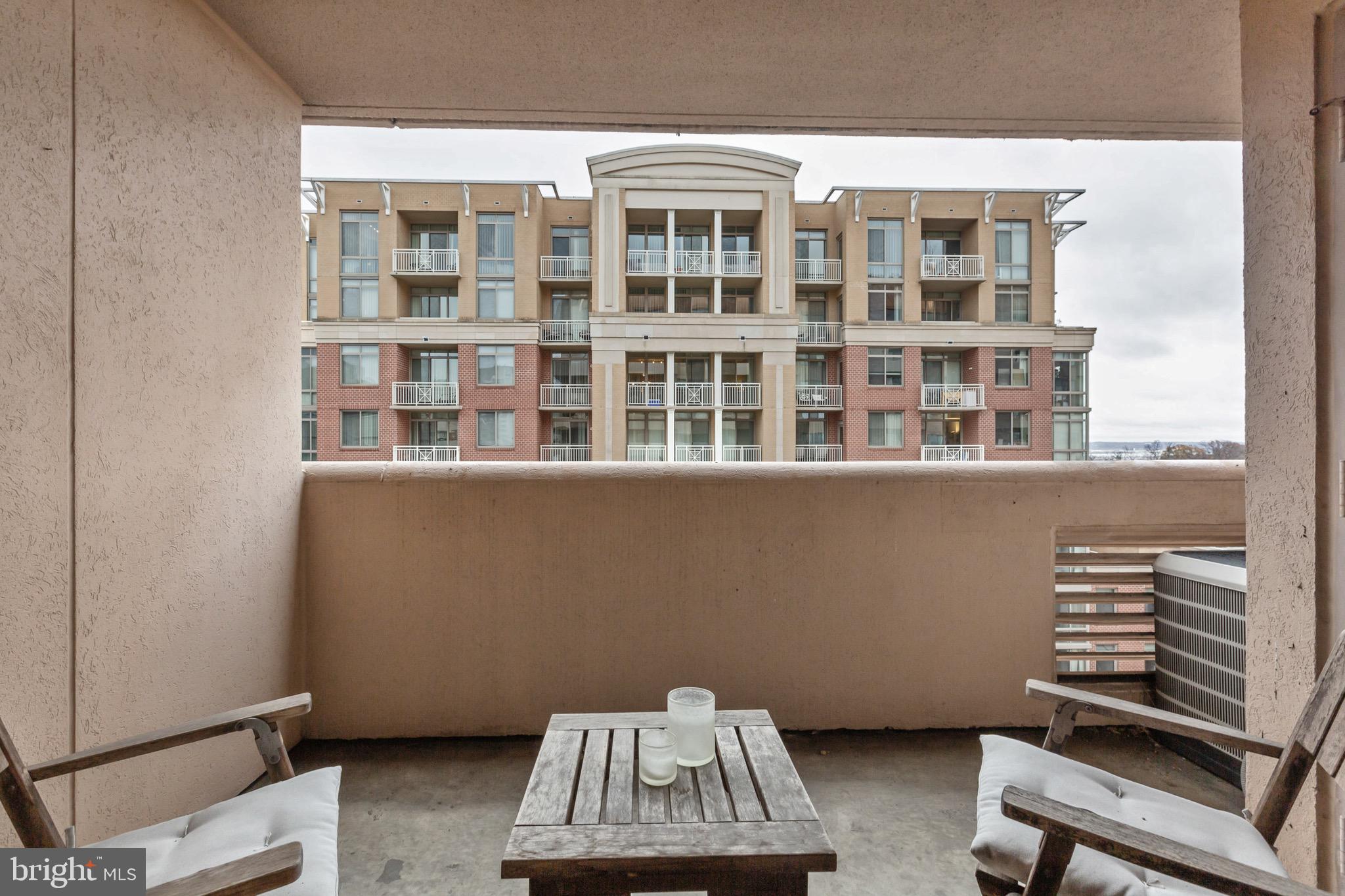1301 North Courthouse Road, Unit 1414 Arlington, VA 22201 - Photo 11 of 41 Covered Balcony
