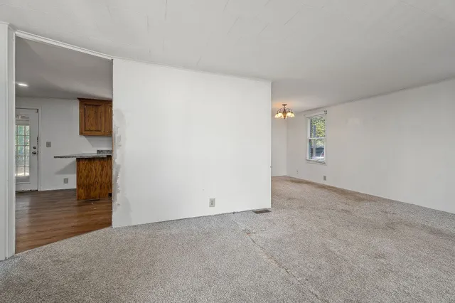 wooden floor in an empty room