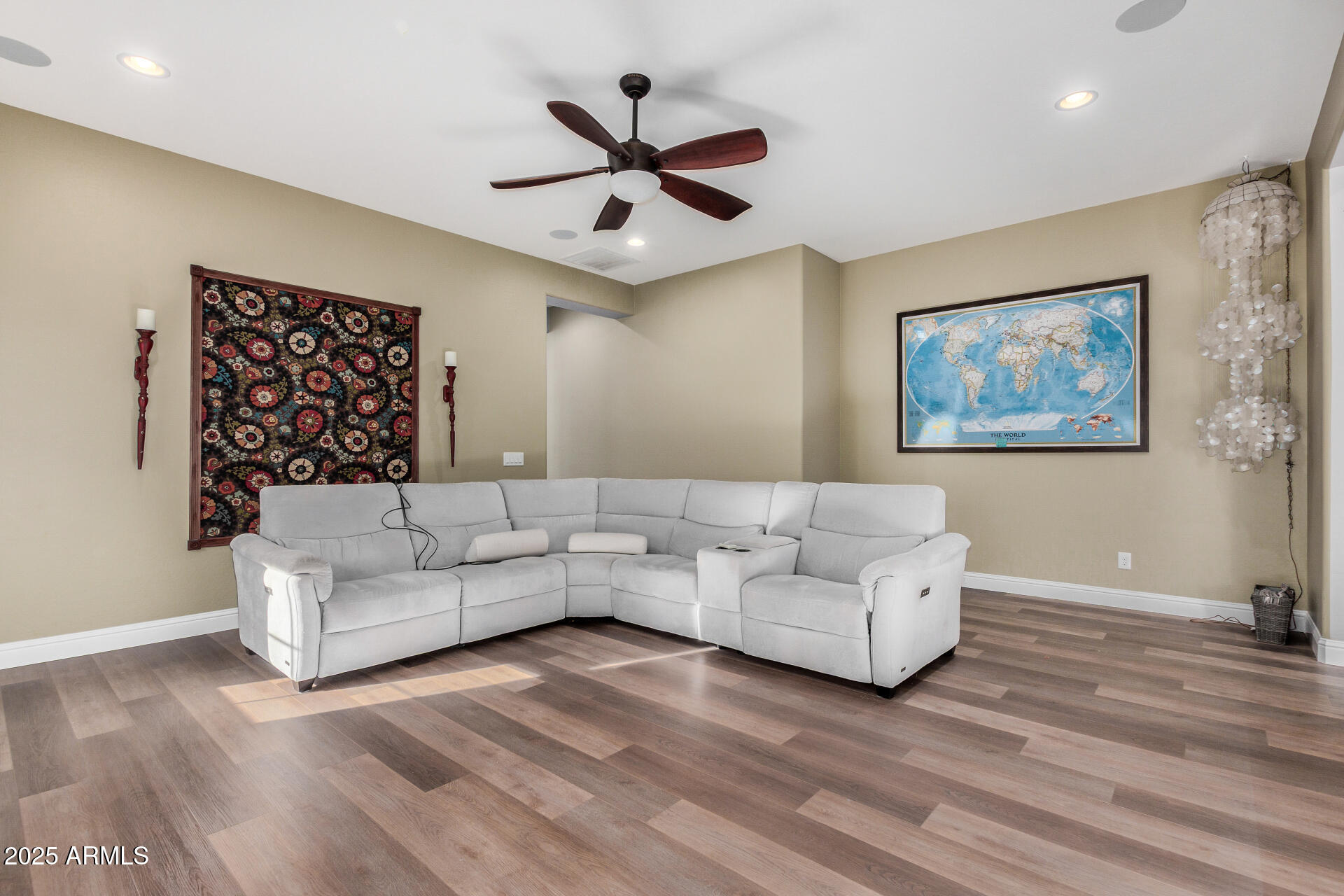 1672 South Sunset Drive Chandler, AZ 85286 - Photo 11 of 68 a living room with furniture and a wooden floor