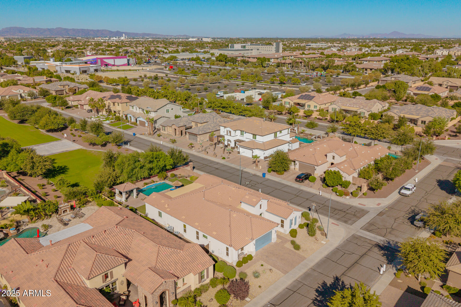 1672 South Sunset Drive Chandler, AZ 85286 - Photo 60 of 68 an aerial view of residential houses with outdoor space