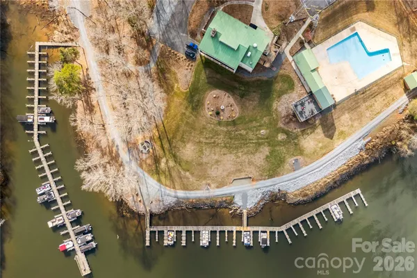 a view of swimming pool with a couch