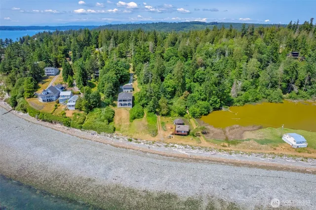 a view of a backyard of a house