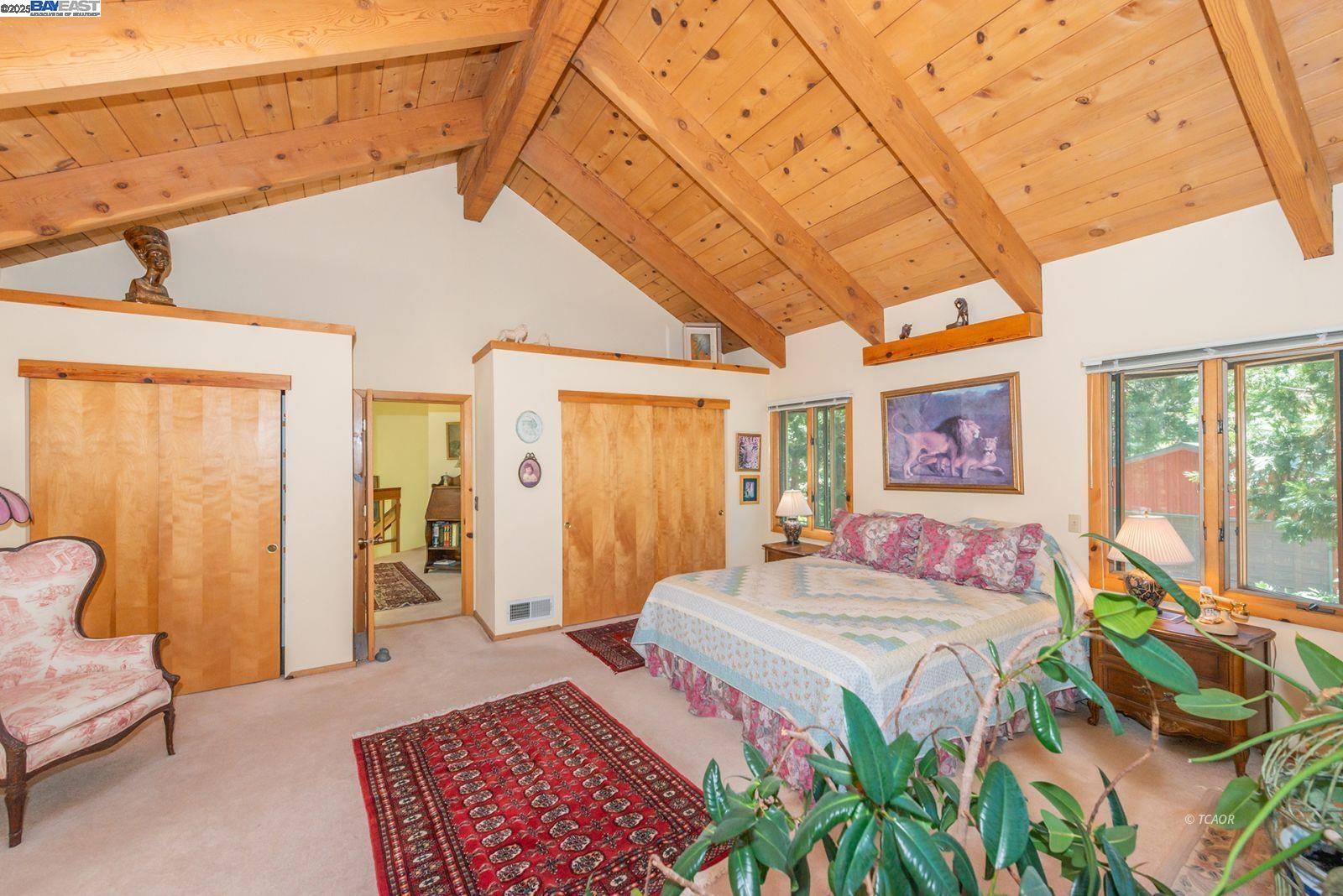 30 Dorleska Court Trinity Center, CA 96091 - Photo 19 of 50 a bedroom with a bed and a table