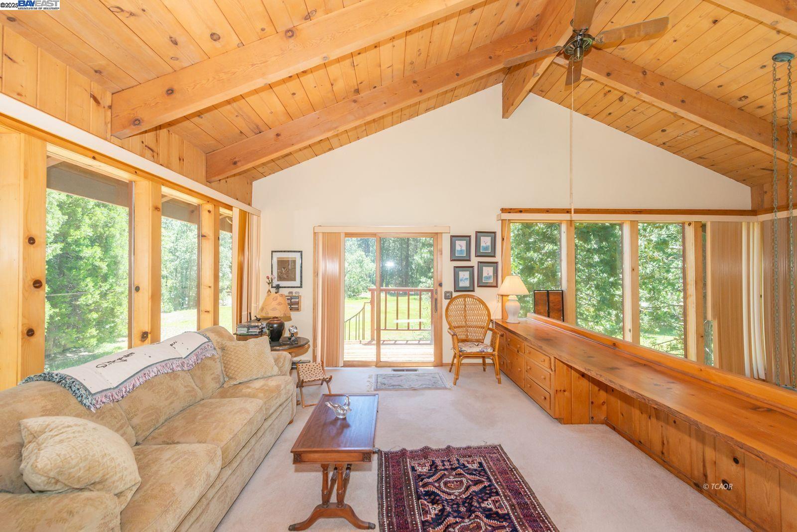 30 Dorleska Court Trinity Center, CA 96091 - Photo 23 of 50 a living room with furniture and a large window
