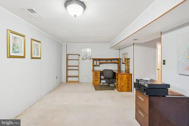 a view of a storage & utility room