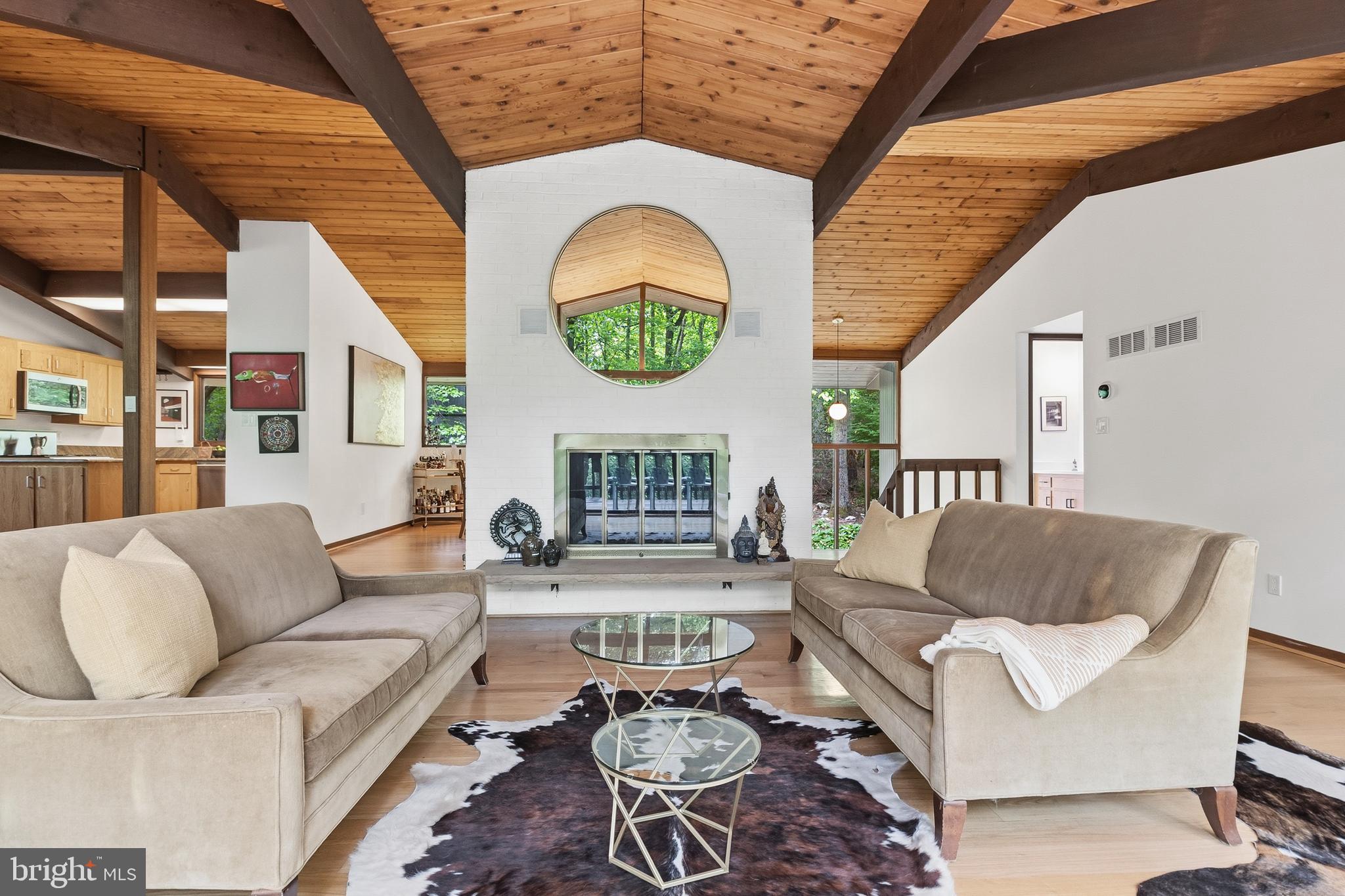 10815 Cross School Road Reston, VA 20191 - Photo 4 of 48 Living room with fireplace