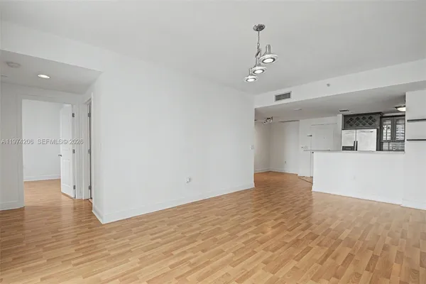a view of kitchen and natural light