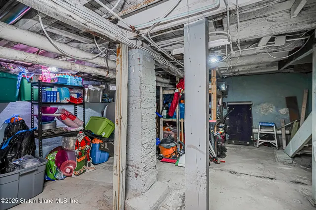 a view of storage and utility room