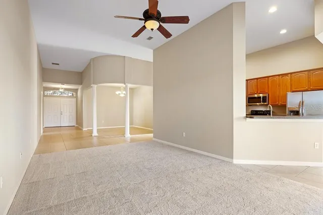 a view of livingroom with window