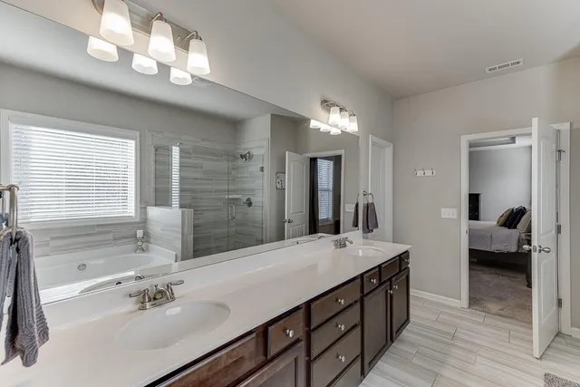 a view of a house with a patio