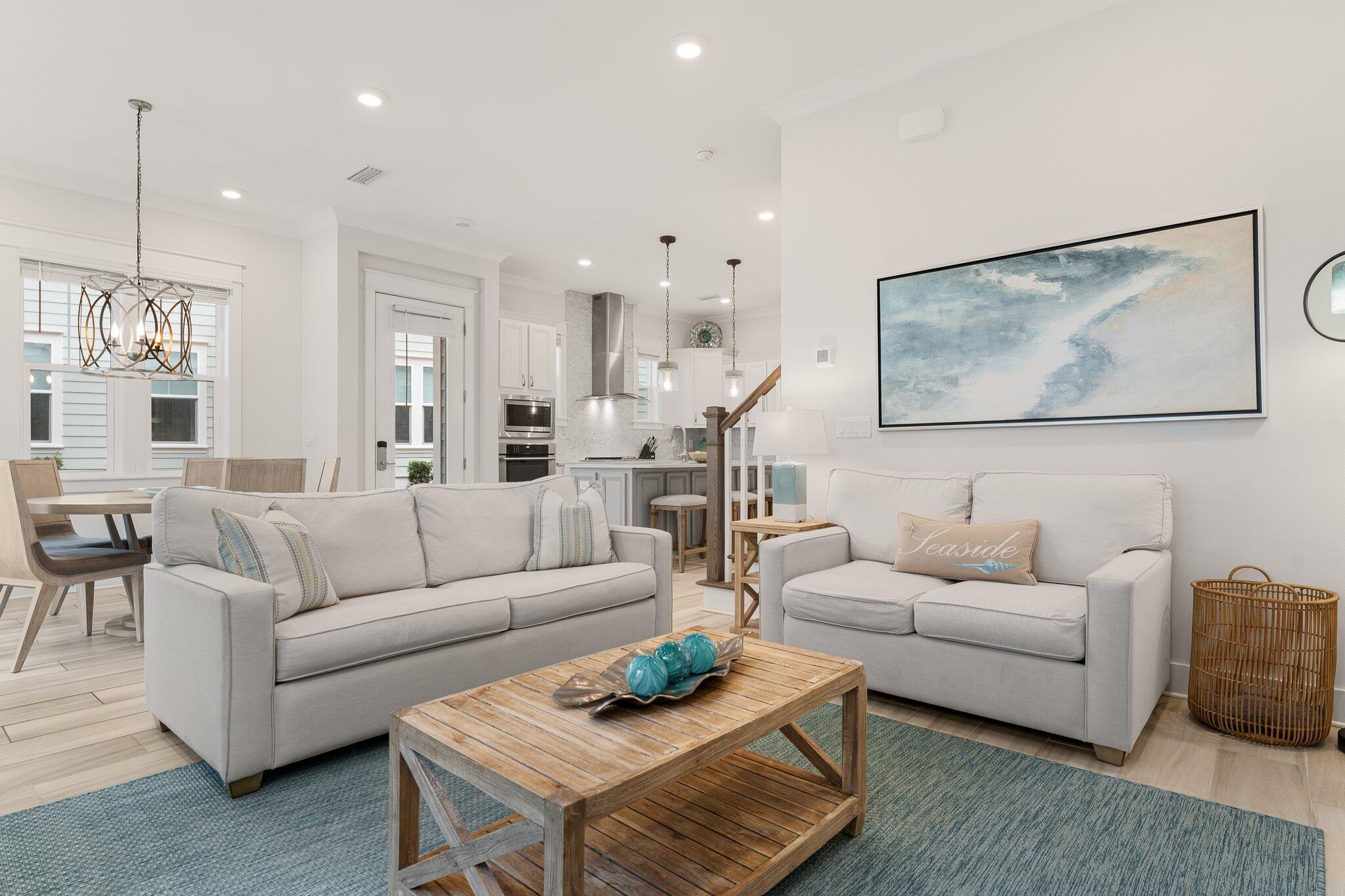 117 Pine Lands Loop Inlet Beach, FL 32461 - Photo 14 of 48 a living room with furniture and a table