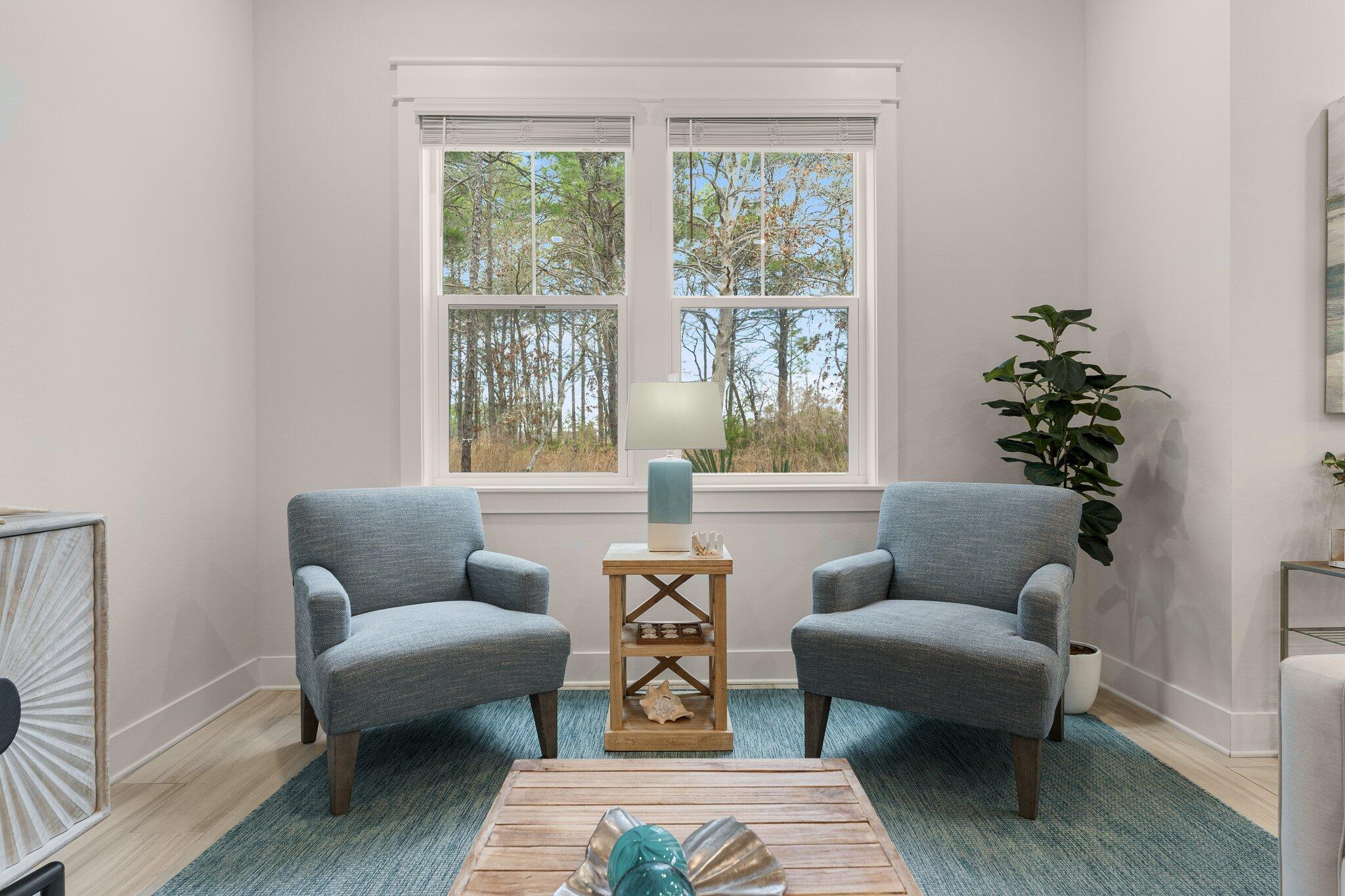 117 Pine Lands Loop Inlet Beach, FL 32461 - Photo 15 of 48 a living room with furniture and a large window