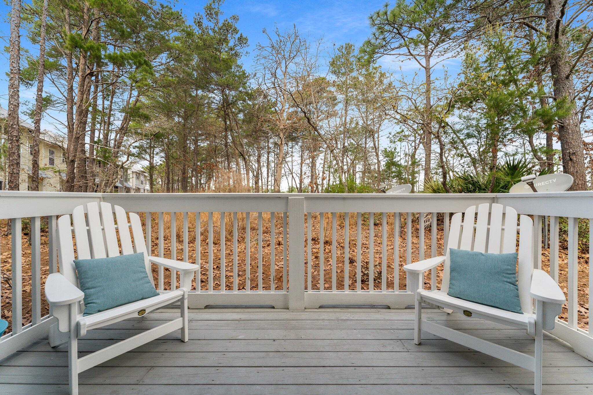 117 Pine Lands Loop Inlet Beach, FL 32461 - Photo 28 of 48 a view of a bench in roof deck