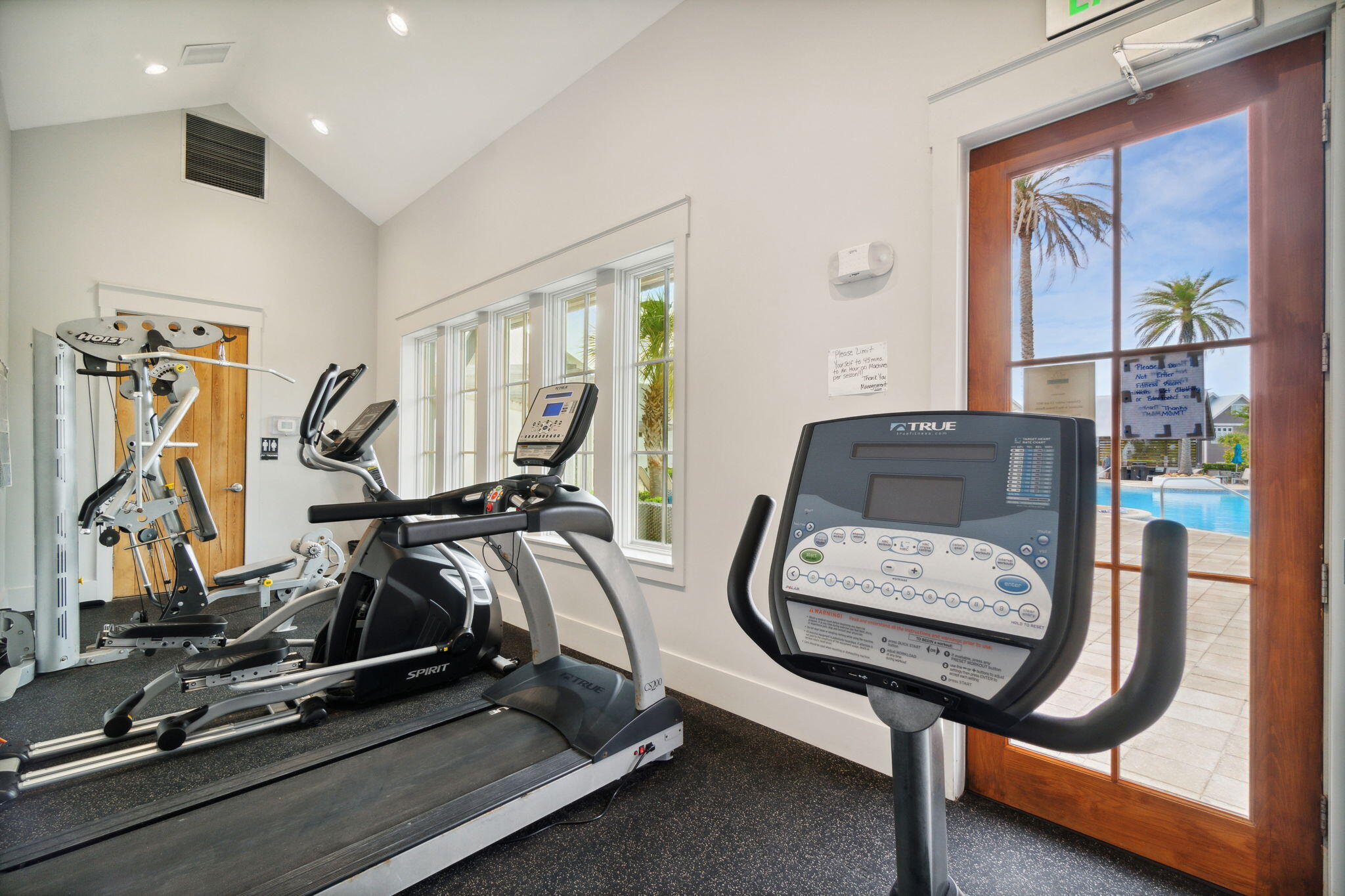 117 Pine Lands Loop Inlet Beach, FL 32461 - Photo 40 of 48 a view of a room with gym equipment