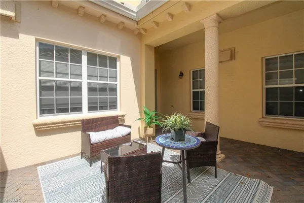 a living room filled with furniture