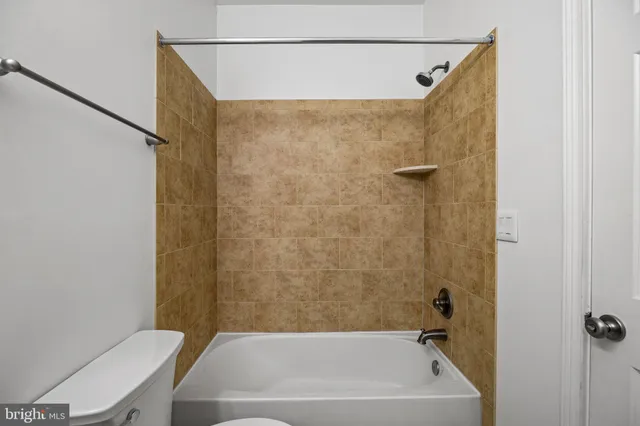 a front view of a building