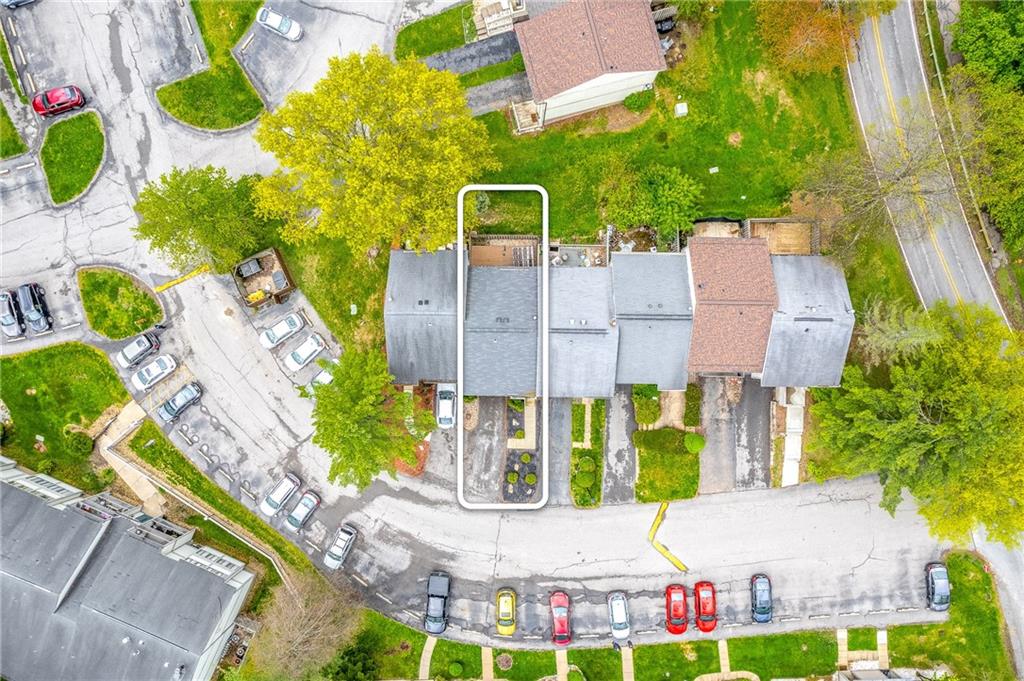 310 Ridge Point Circle Bridgeville, PA 15017 - Photo 19 of 20 an aerial view of a house with swimming pool and large trees