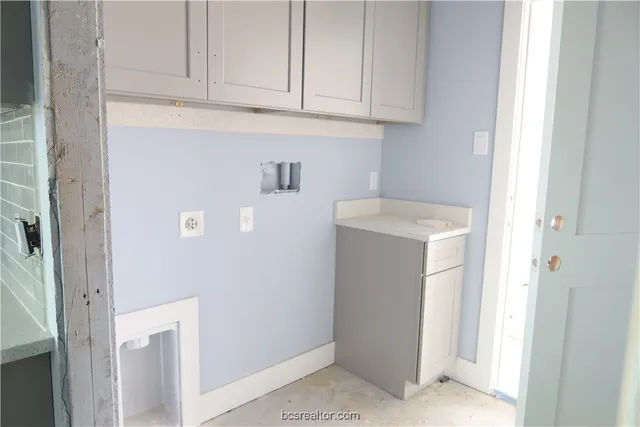 a bathroom with a sink